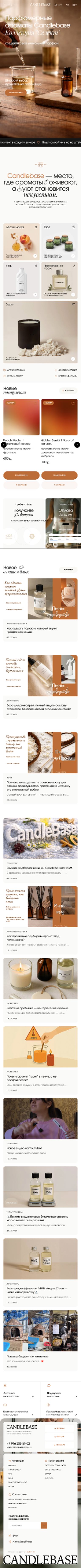 Развертка 480 проекта CANDLEBASE