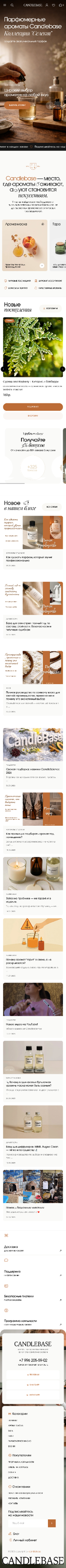 Развертка 320 проекта CANDLEBASE